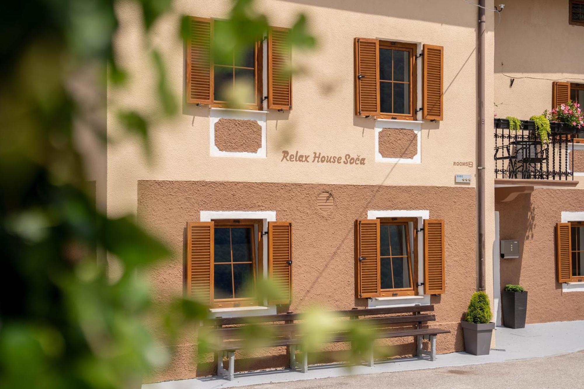 Relax House Soca Pensionat Bovec Exteriör bild